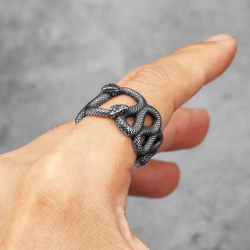 Double Snake Ring Snakes Store™