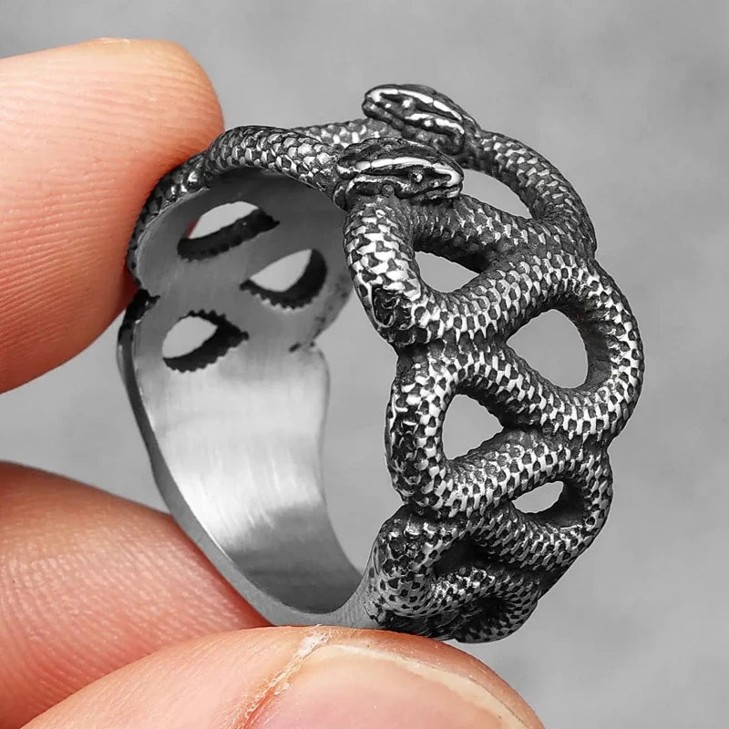 Double Snake Ring Snakes Store™