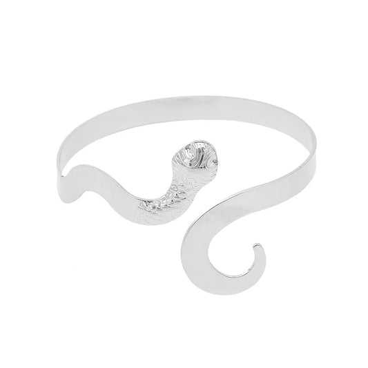 Egyptian Snake Arm Bracelet Silver Snakes Store™