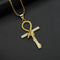 Egyptian Snake Necklace Gold 316L Stainless Steel Snakes Store™