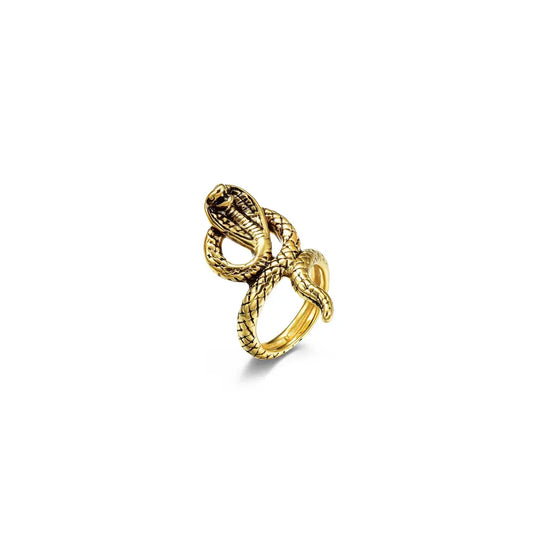 Gold Cobra Ring Gold Snakes Store™