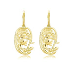 Gold Medusa Earrings - Vignette | Snakes Store