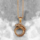 Gold Ouroboros Pendant Gold 316L Stainless Steel Snakes Store™