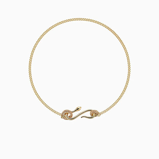 Gold Snake Necklace Womens Snakes Store™
