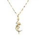 Gold Snake Pendant Necklace Gold 18" | 45cm 316L Stainless Steel Snakes Store™