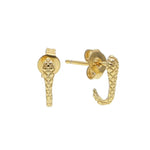 Gold Snake Tragus Earring - Vignette | Snakes Store