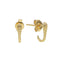 Gold Snake Tragus Earring