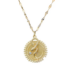 Gold Zodiac Snake Pendant - Vignette | Snakes Store