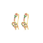 Gold Snake Cartilage Earring - Vignette | Snakes Store