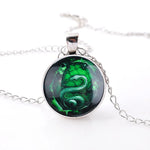 Green Snake pendant Chain - Vignette | Snakes Store