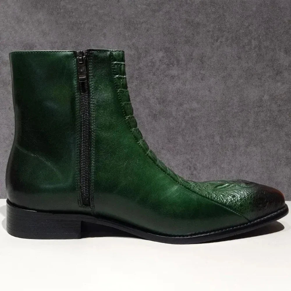 Green Snakeskin Boots Snakes Store