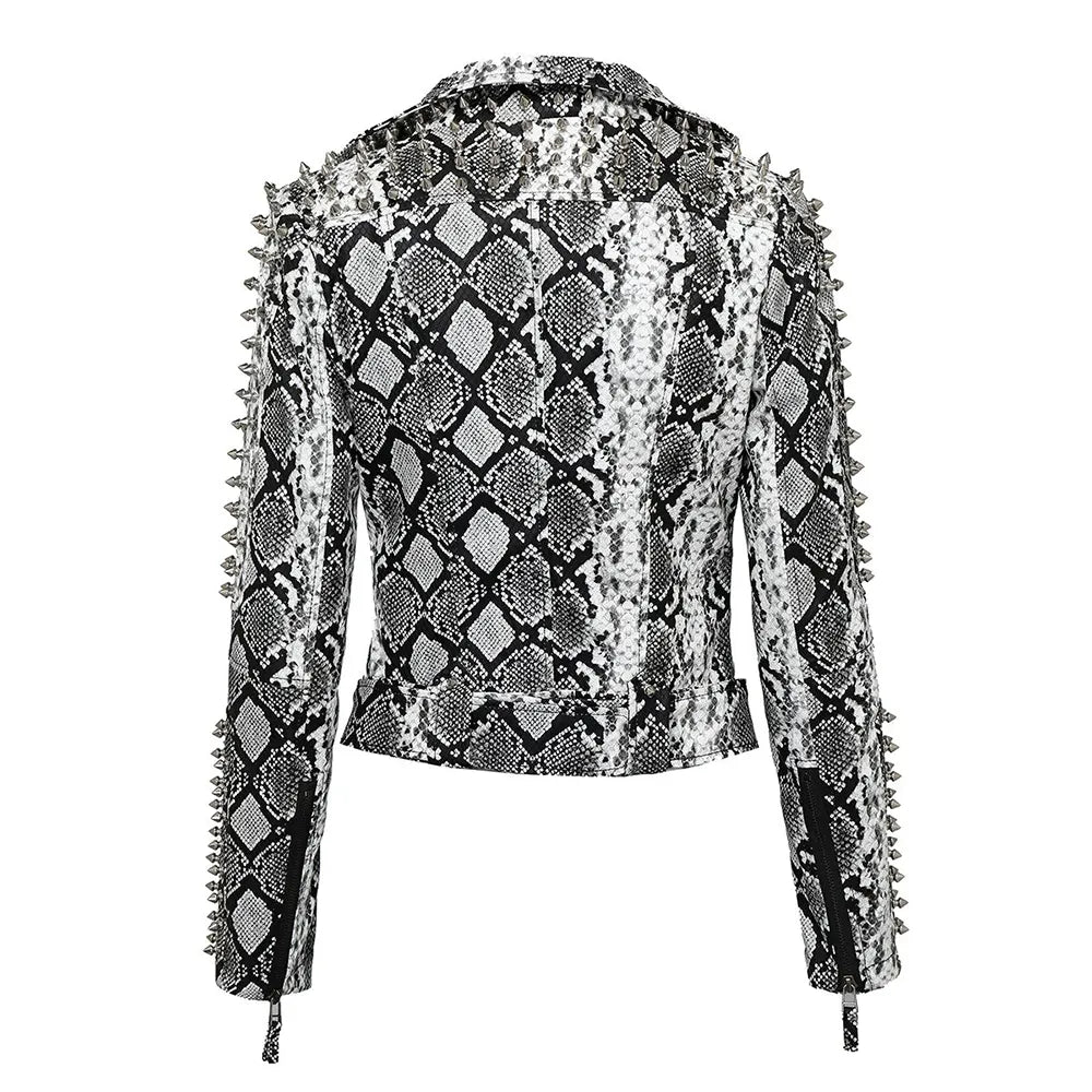 Grey Snake Print Jacket Snakes Store™