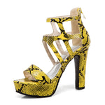 Snakeskin High Heels - Vignette | Snakes Store