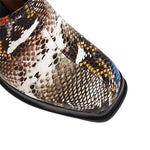 Brown Snakeskin Mules - Vignette | Snakes Store