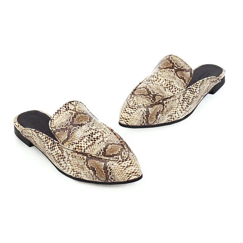 Snake Print Mules Snakes Store