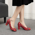 Snakeskin Pumps Block - Vignette | Snakes Store