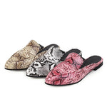 Snake Print Mules - Vignette | Snakes Store