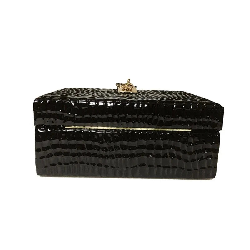 Black Snake Clutch Bag Snakes Store