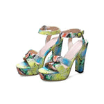 Snakeskin Platform Heels - Vignette | Snakes Store