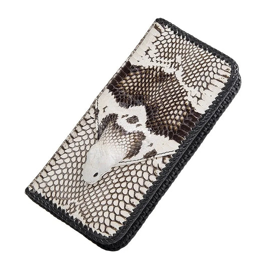 Snake Wallet Clutch White Snakes Store