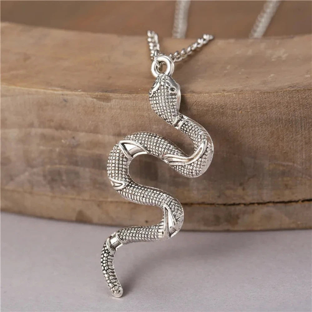 Victorian Snake Necklace White Snakes Store™