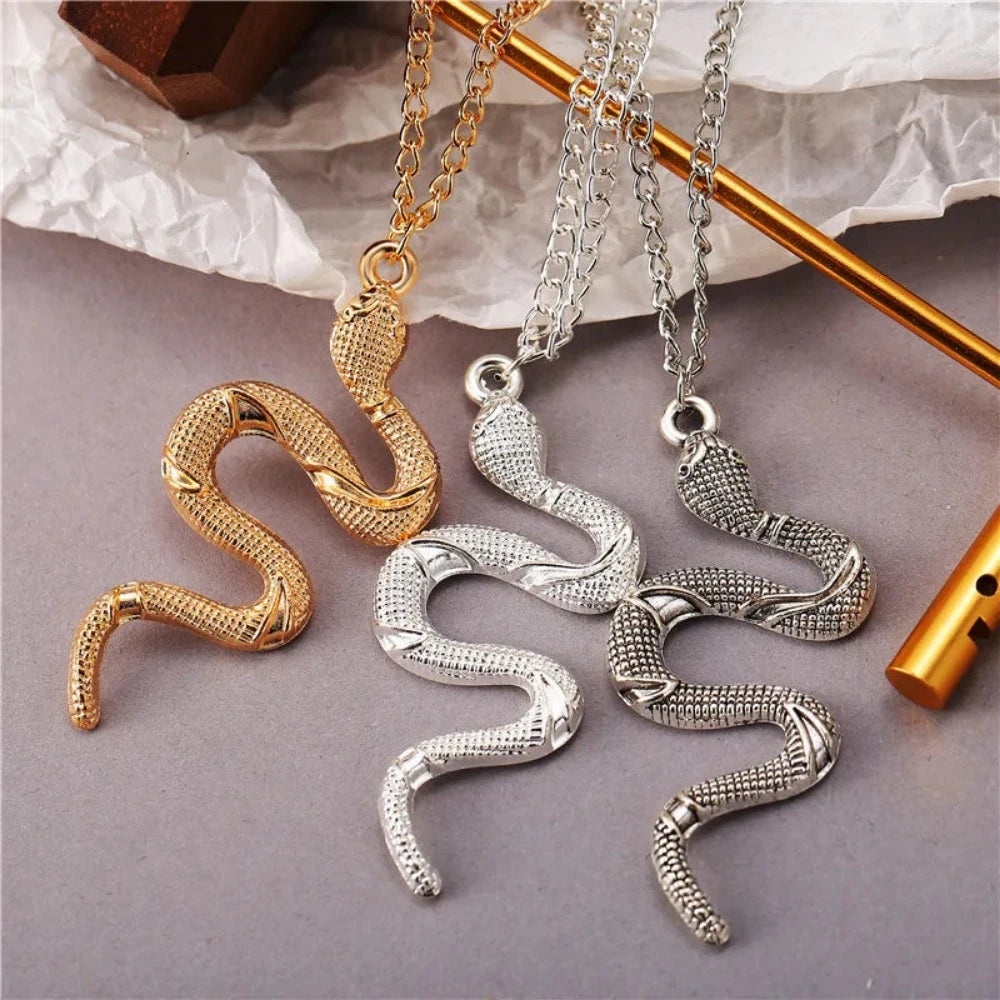 Victorian Snake Necklace White Snakes Store™
