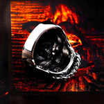 Mens Snake Head Ring - Vignette | Snakes Store