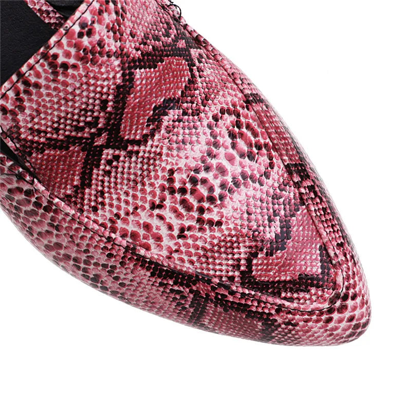 Snake Print Mules Snakes Store