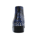 Blue Snakeskin Boots - Vignette | Snakes Store