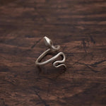 Isha Silver Snake Ring - Vignette | Snakes Store