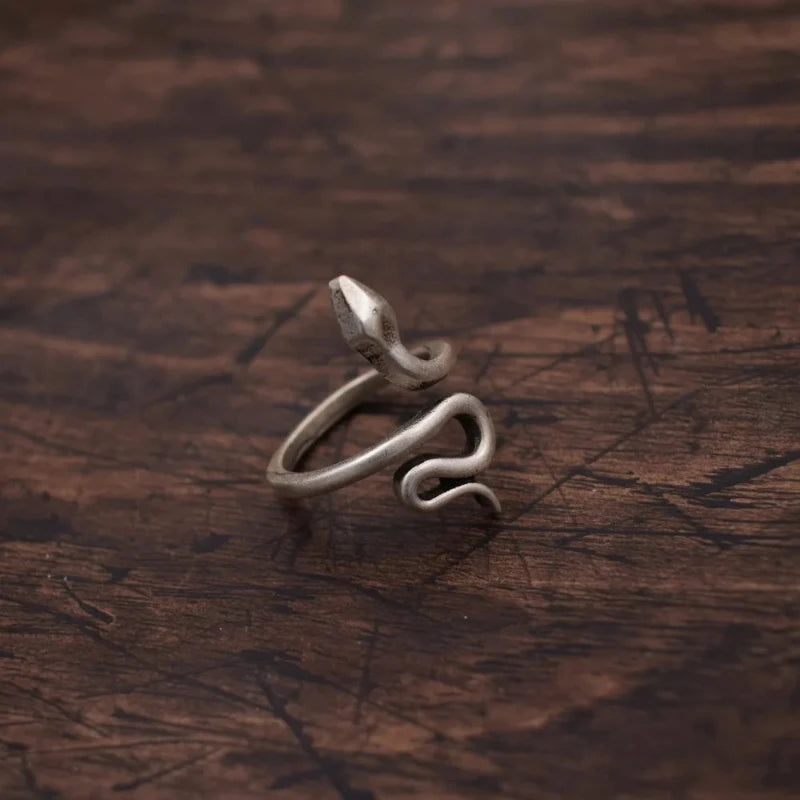 Isha Silver Snake Ring Snakes Store