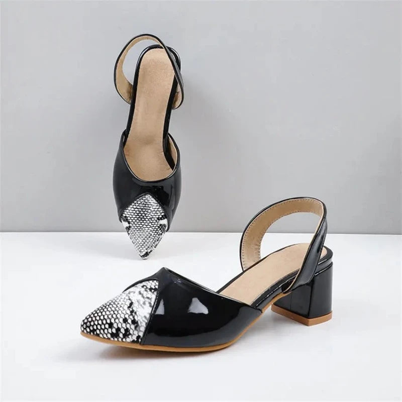 Snakeskin Pointed Heels Snakes Store