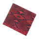 Snake Print Wallet For Men Red Snakes Store