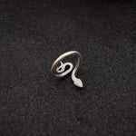 Isha Silver Snake Ring - Vignette | Snakes Store