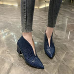 Blue Snakeskin Booties - Vignette | Snakes Store