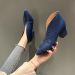 Blue Snakeskin Booties - Vignette | Snakes Store