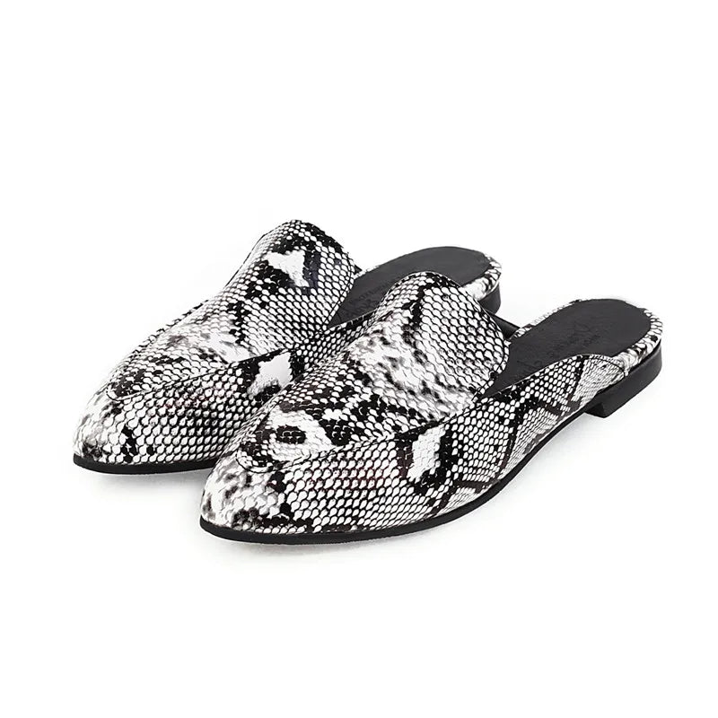 Snake Print Mules Snakes Store