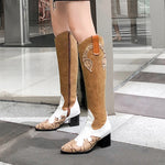 Snake Print Cowgirl Boots - Vignette | Snakes Store