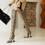 Python Thigh High Boots - Vignette | Snakes Store