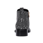 Grey Snakeskin Boots - Vignette | Snakes Store