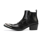 Black Snakeskin Boots - Vignette | Snakes Store