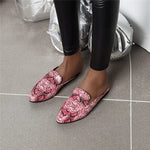 Snake Print Mules - Vignette | Snakes Store