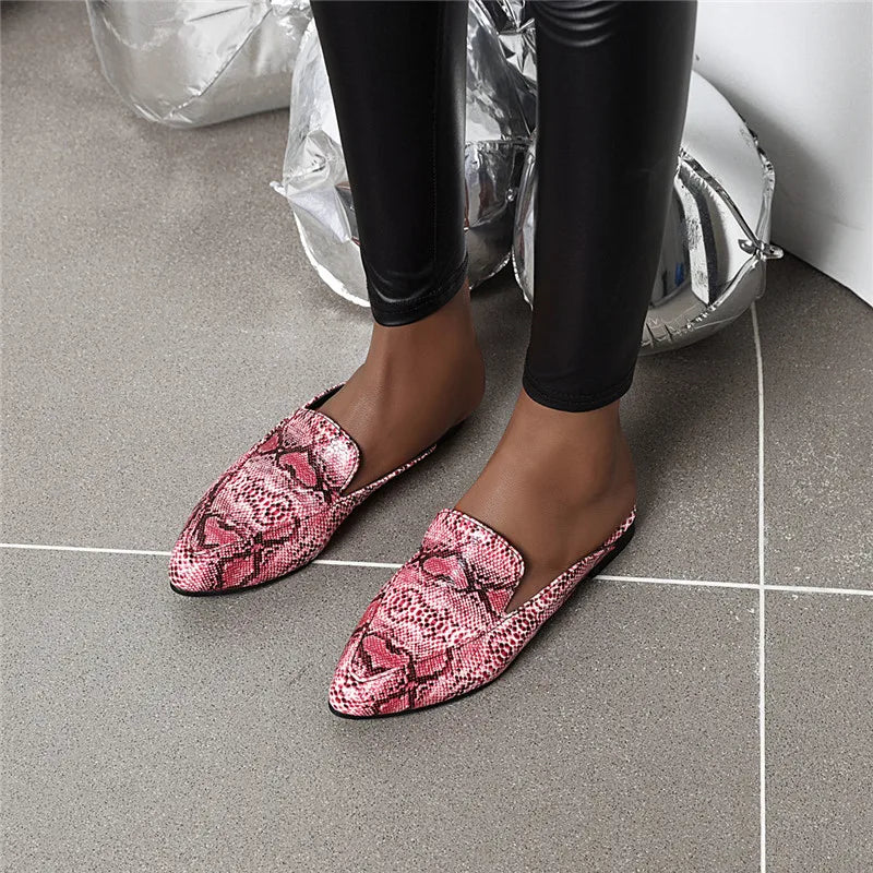 Snake Print Mules Snakes Store