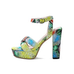 Snakeskin Platform Heels - Vignette | Snakes Store