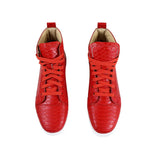 Red Snakeskin Sneakers - Vignette | Snakes Store