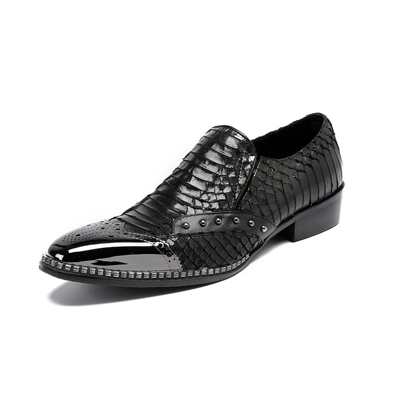 Snake Print Dress Shoes