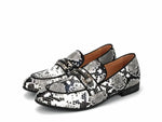 Black and White Snake Print Shoes - Vignette | Snakes Store