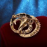 Gold Cobra Brooch - Vignette | Snakes Store