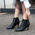 Black Snakeskin Booties - Vignette | Snakes Store