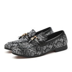 Black Snake Print Shoes - Vignette | Snakes Store